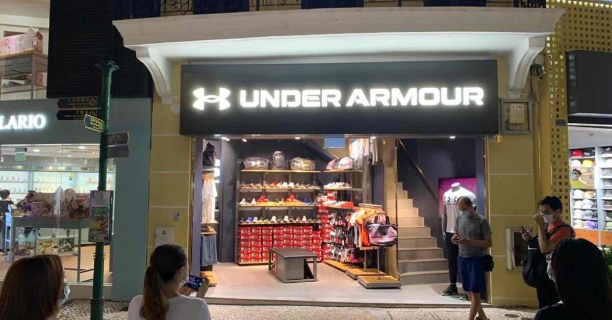 cráneo Espinoso resbalón Under Armour opens first high-street pop-up shop in Macau