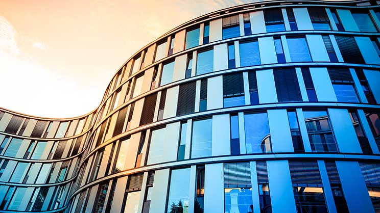 glass building