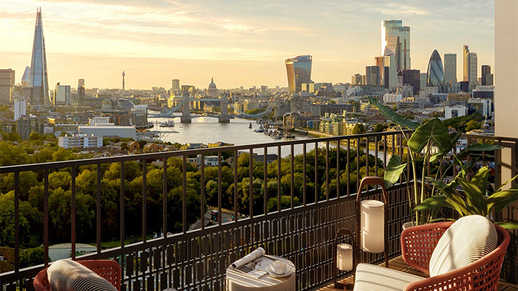 River view balcony