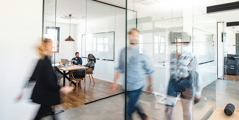 Inside office