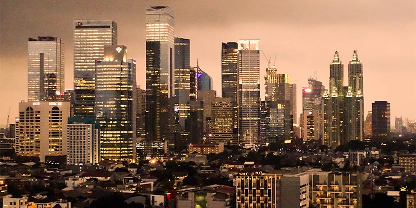 Night view of Buildings