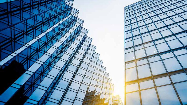 glass buildings