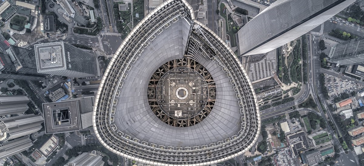 Aerial view of Shanghai